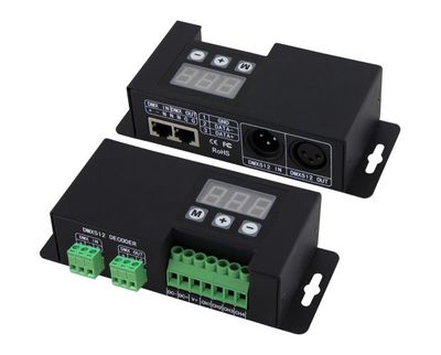高效精准的灯光控制神器 缤彩4路恒流DMX512控制器详解